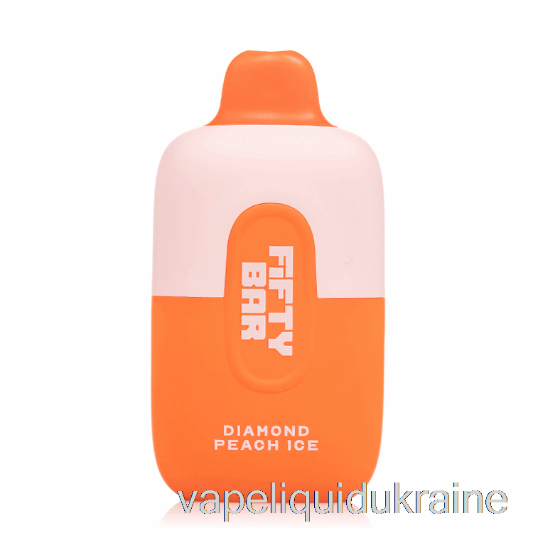 Vape Ukraine Fifty Bar 6500 Disposable Diamond Peach Ice